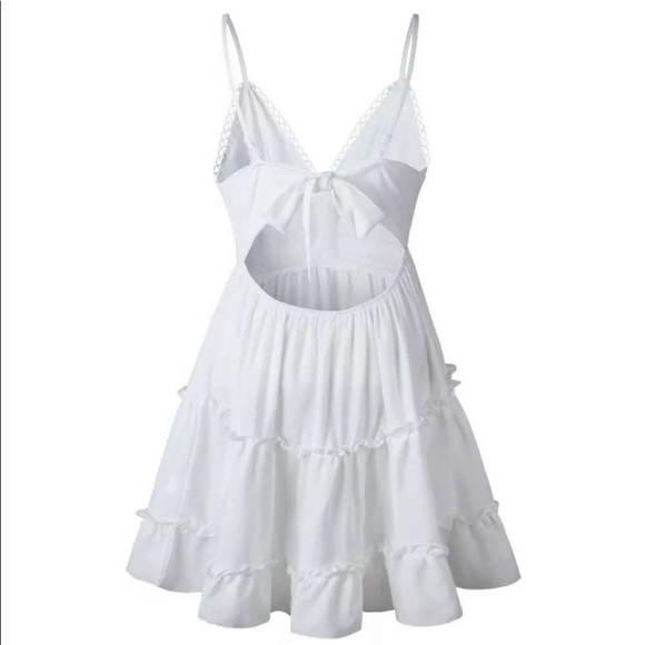 NWT White Lace Party Dress - Picture 3 of 8
